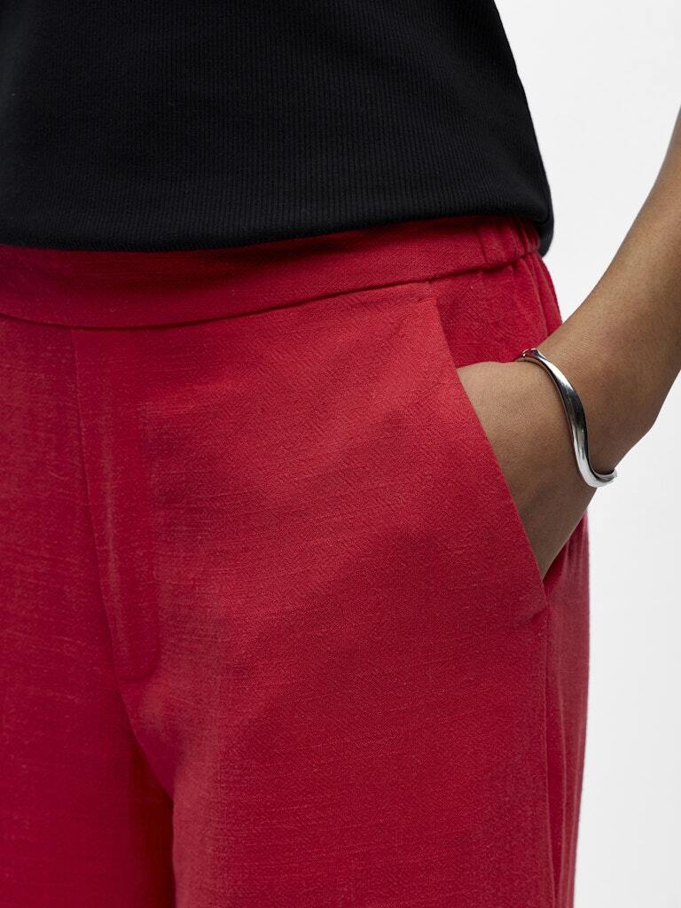 OBJECT BROEK SANNE ALINE POINSETTIA