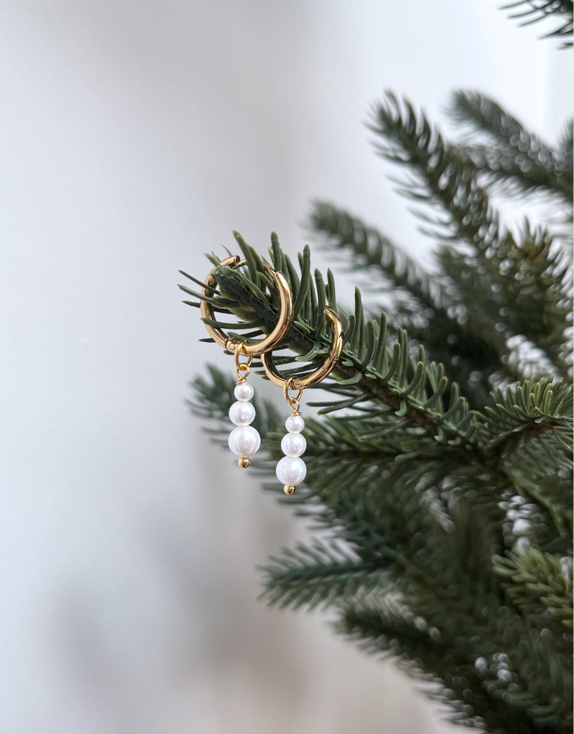 FLOW JEWELS OORBELLEN GABI GOUD