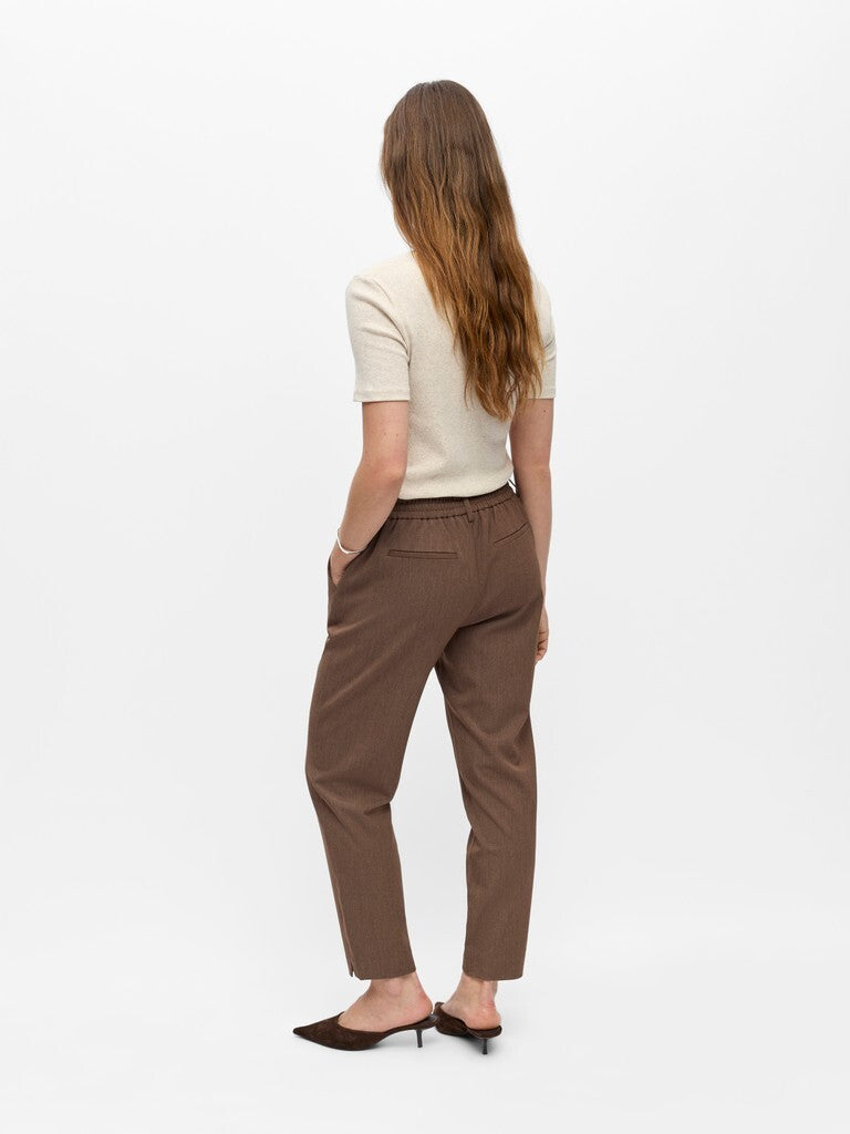 OBJECT BROEK LISA SLIM CARAFE MELANGE
