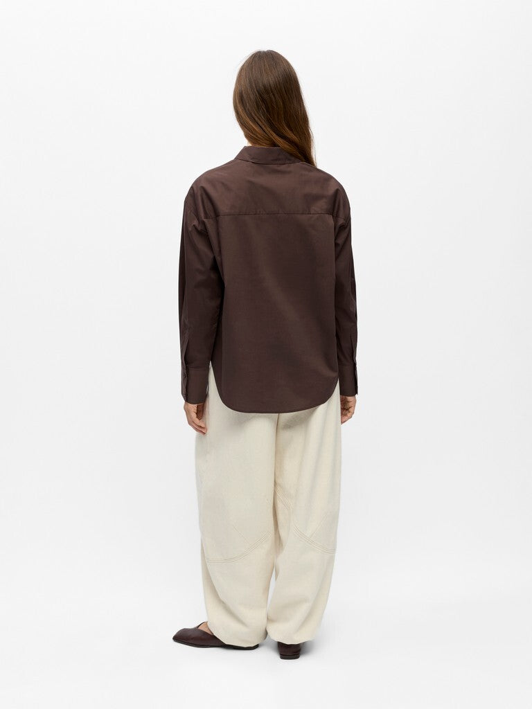 OBJECT BLOUSE ZILA SEAL BROWN
