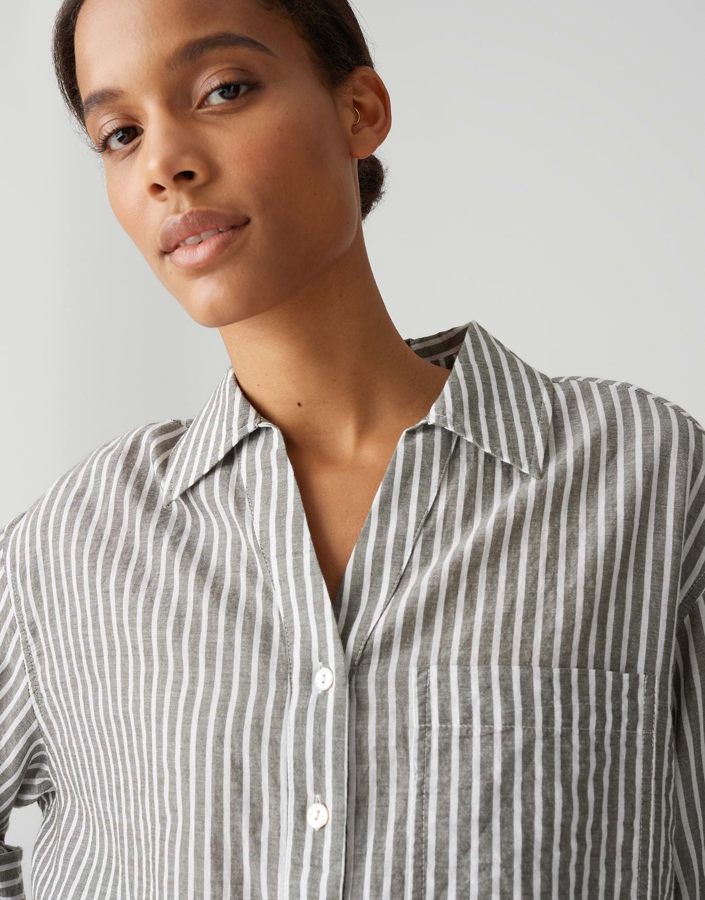 OPUS BLOUSE FRICA OLIVE LEAF