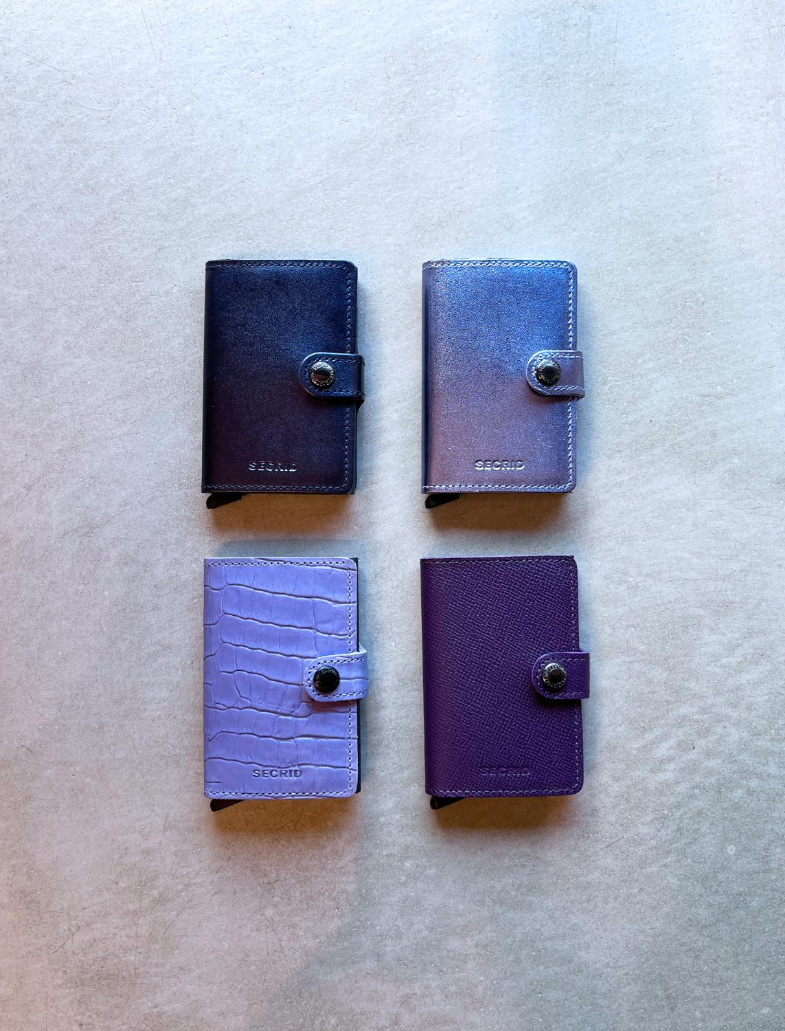 SECRID MINIWALLET METALLIC LILA