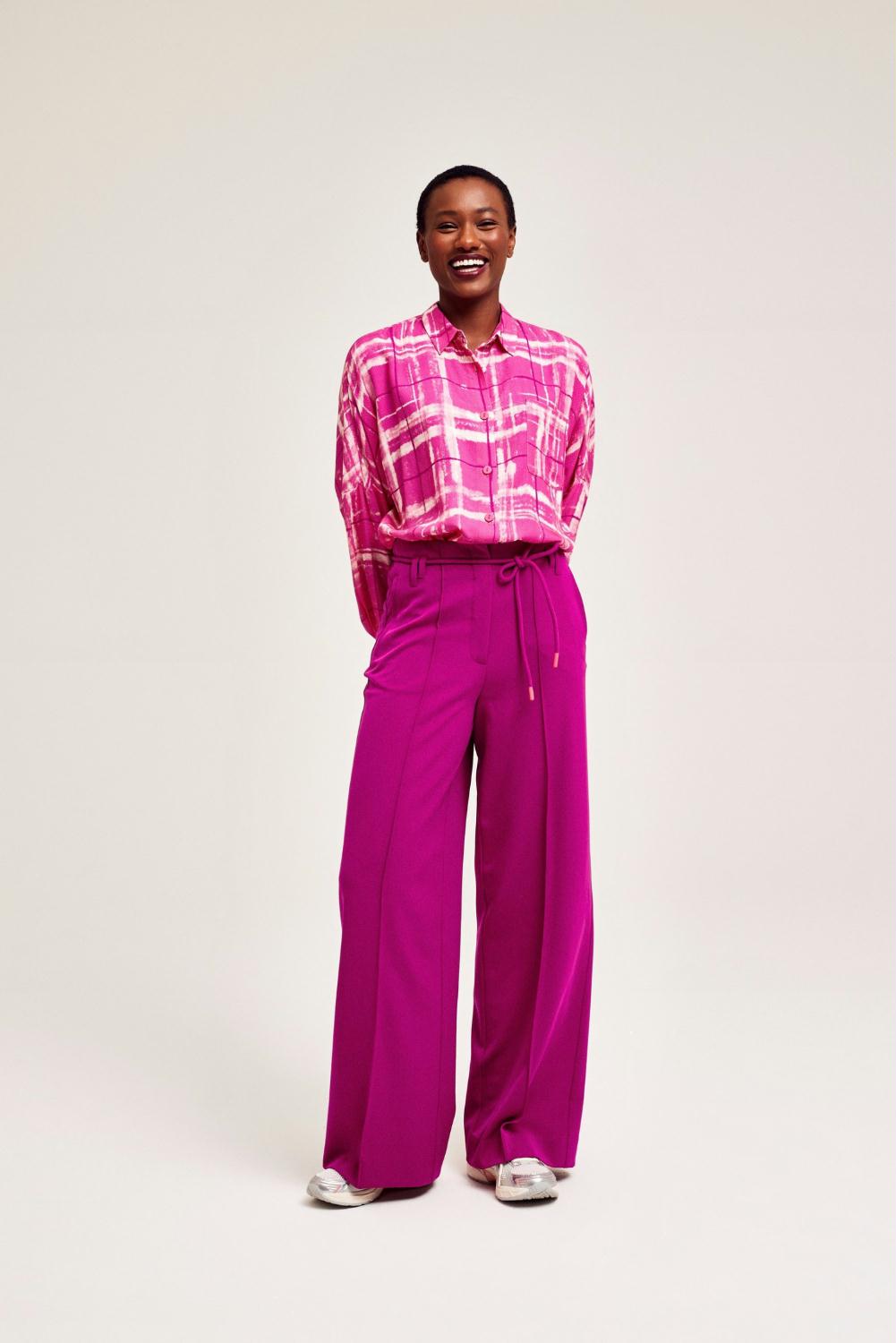 CKS BROEK BLISS FESTIVAL FUCHSIA