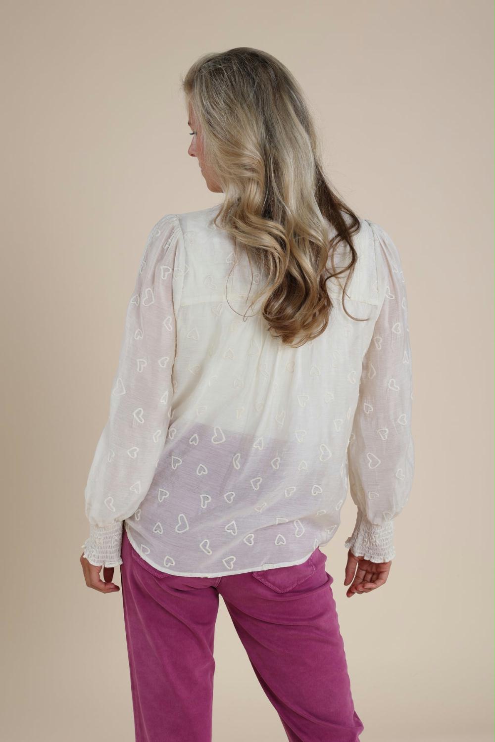 NUKUS BLOUSE ANGELIQUE OFF WHITE