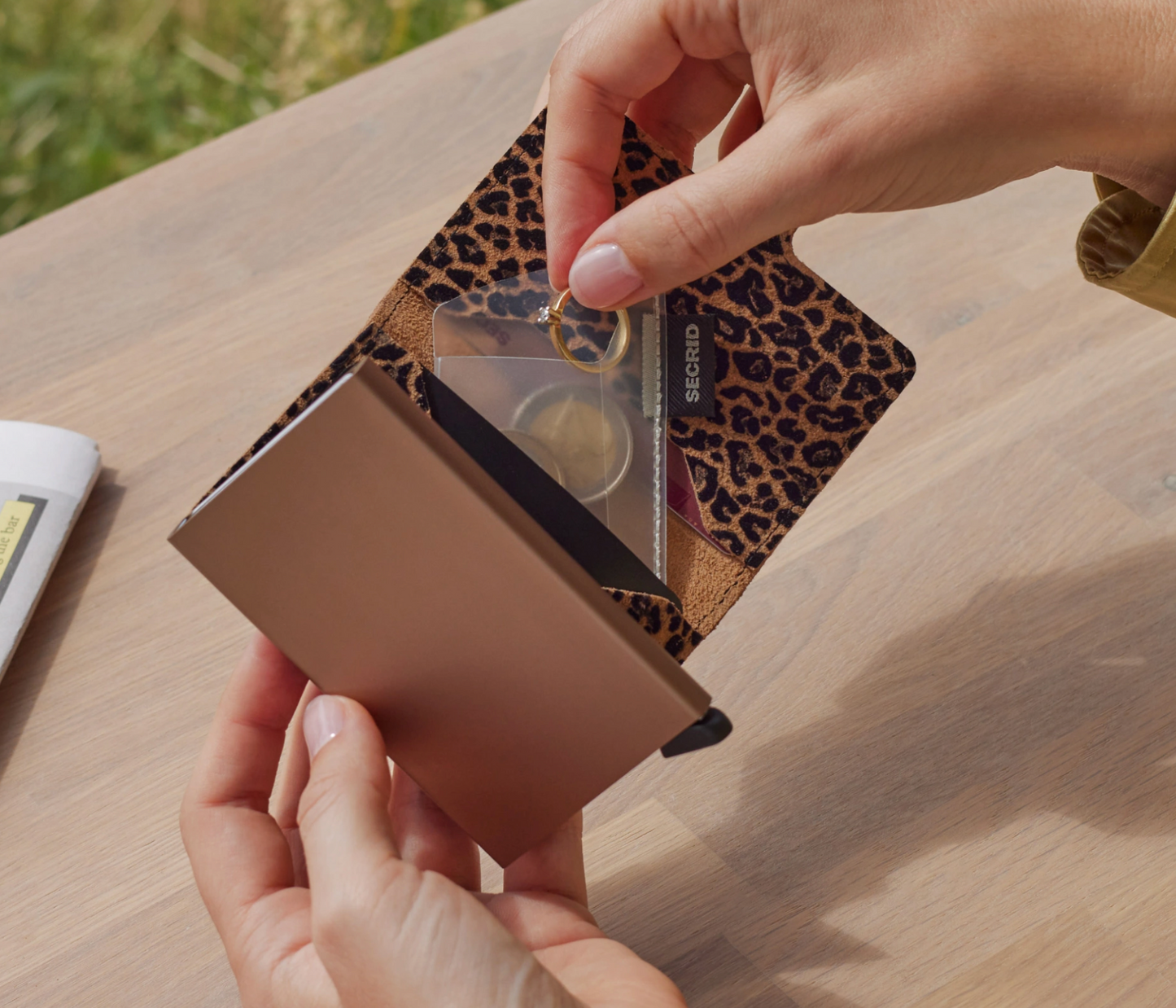 SECRID COINPOCKET TRANSPARANT