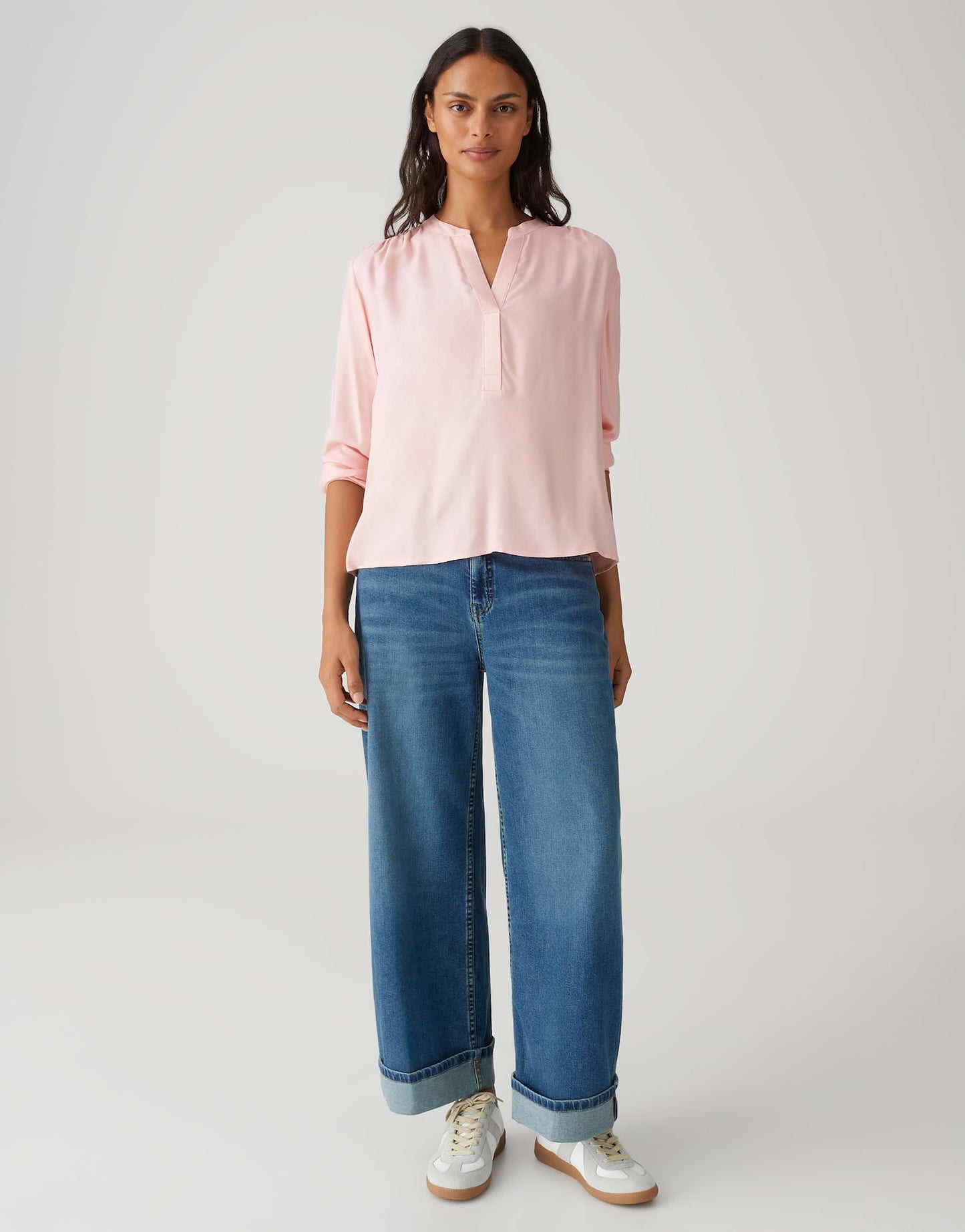 OPUS BLOUSE FLANORA CORAL BLUSH
