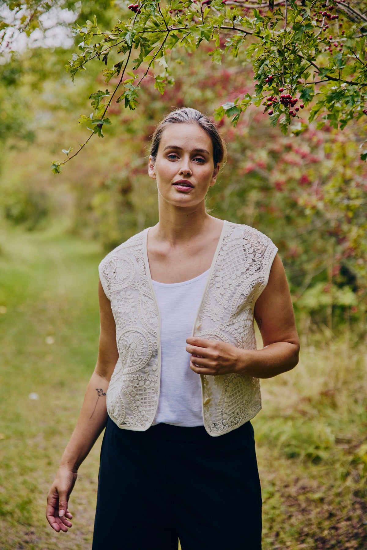 FREEQUENT GILET CROSSY MOONBEAM