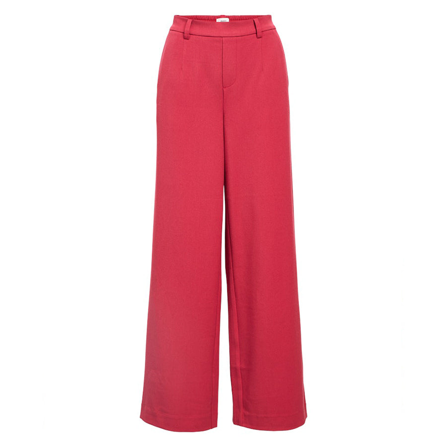 OBJECT BROEK LISA WIDE KARANDA RED