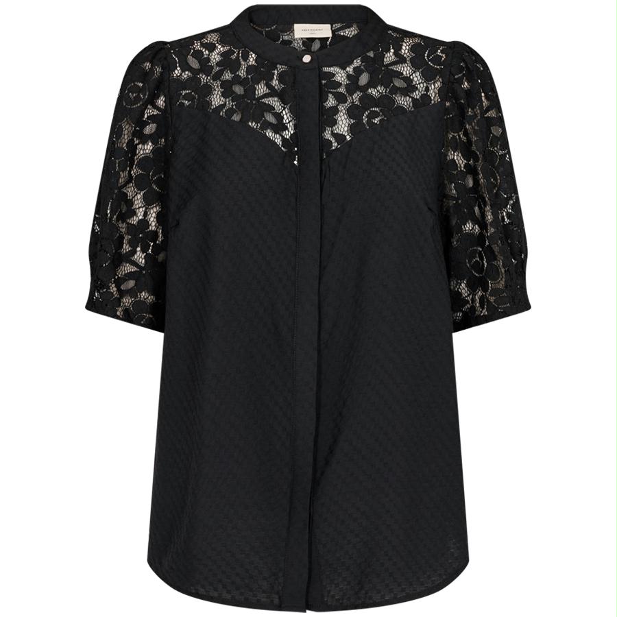 FREEQUENT BLOUSE VIALIPA BLACK