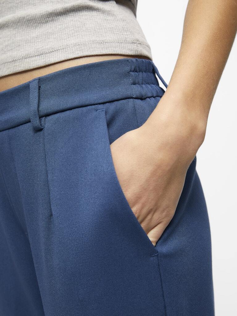 OBJECT BROEK LISA SLIM DARK DENIM