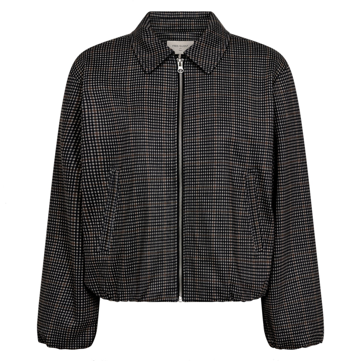 FREEQUENT JACKET NADUVA BLACK/DESERET TAUPE