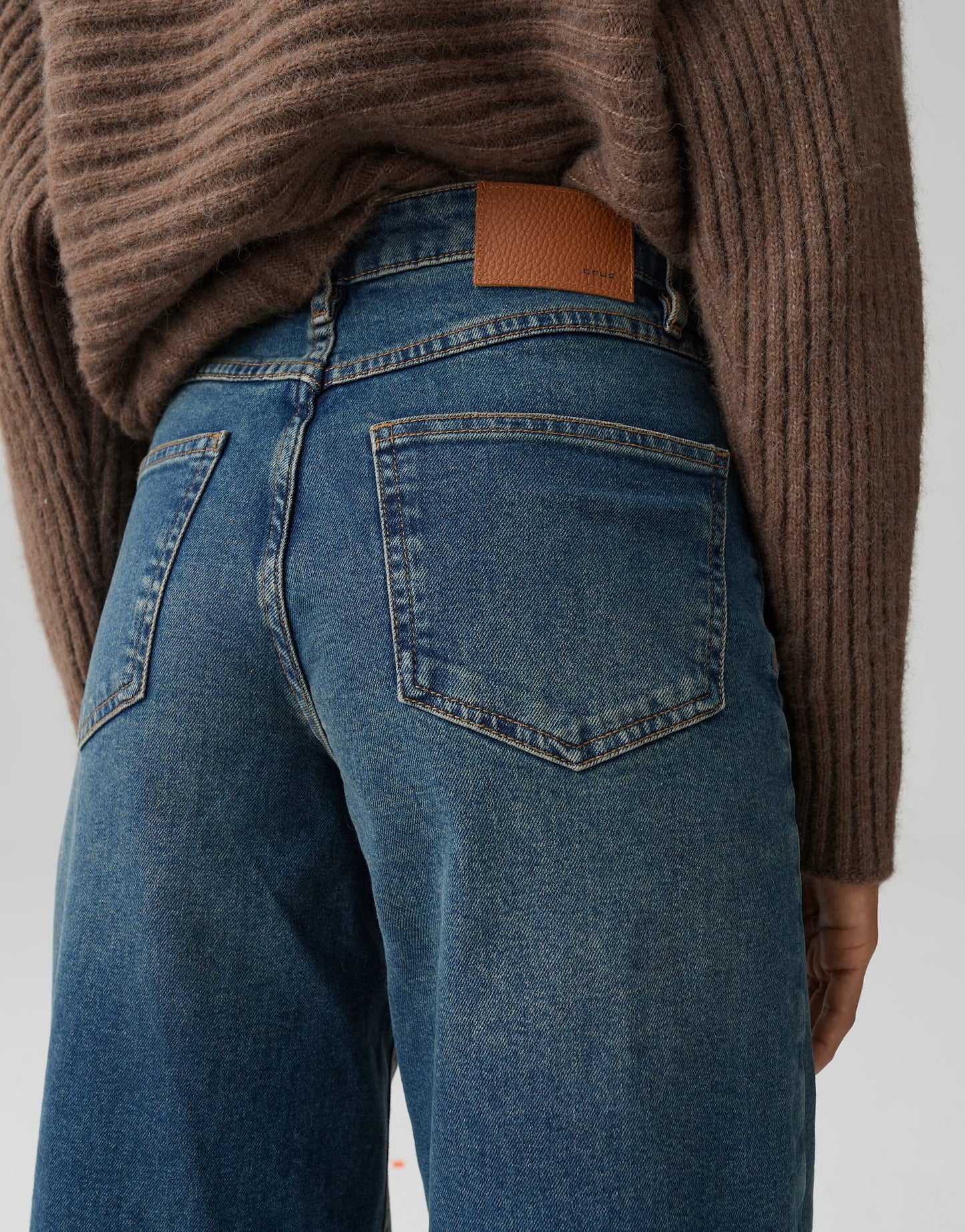 OPUS JEANS LOLAH MODERN BARREL MID RETRO BLUE