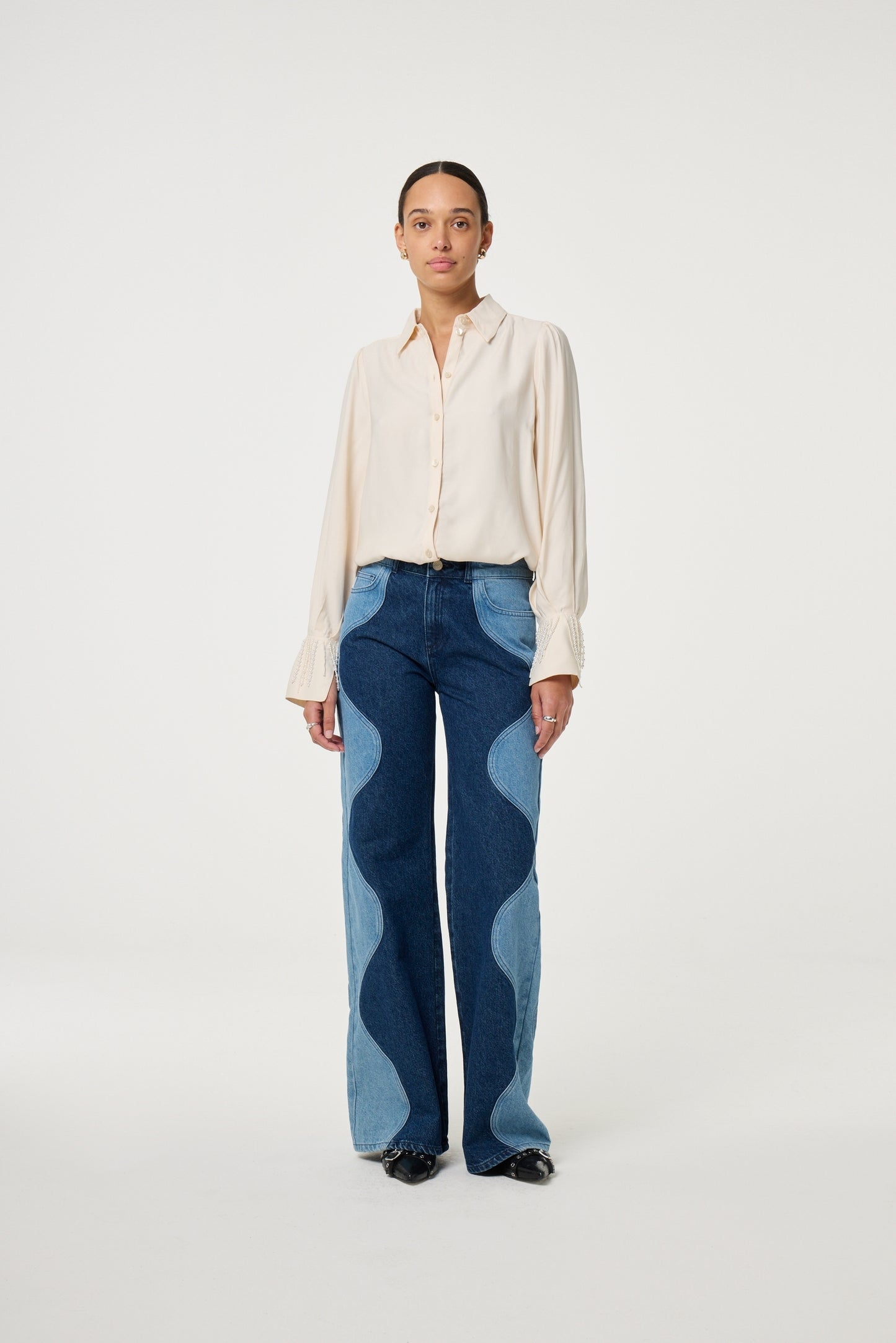 FABIENNE CHAPOT JEANS THEA WAVY BLUE