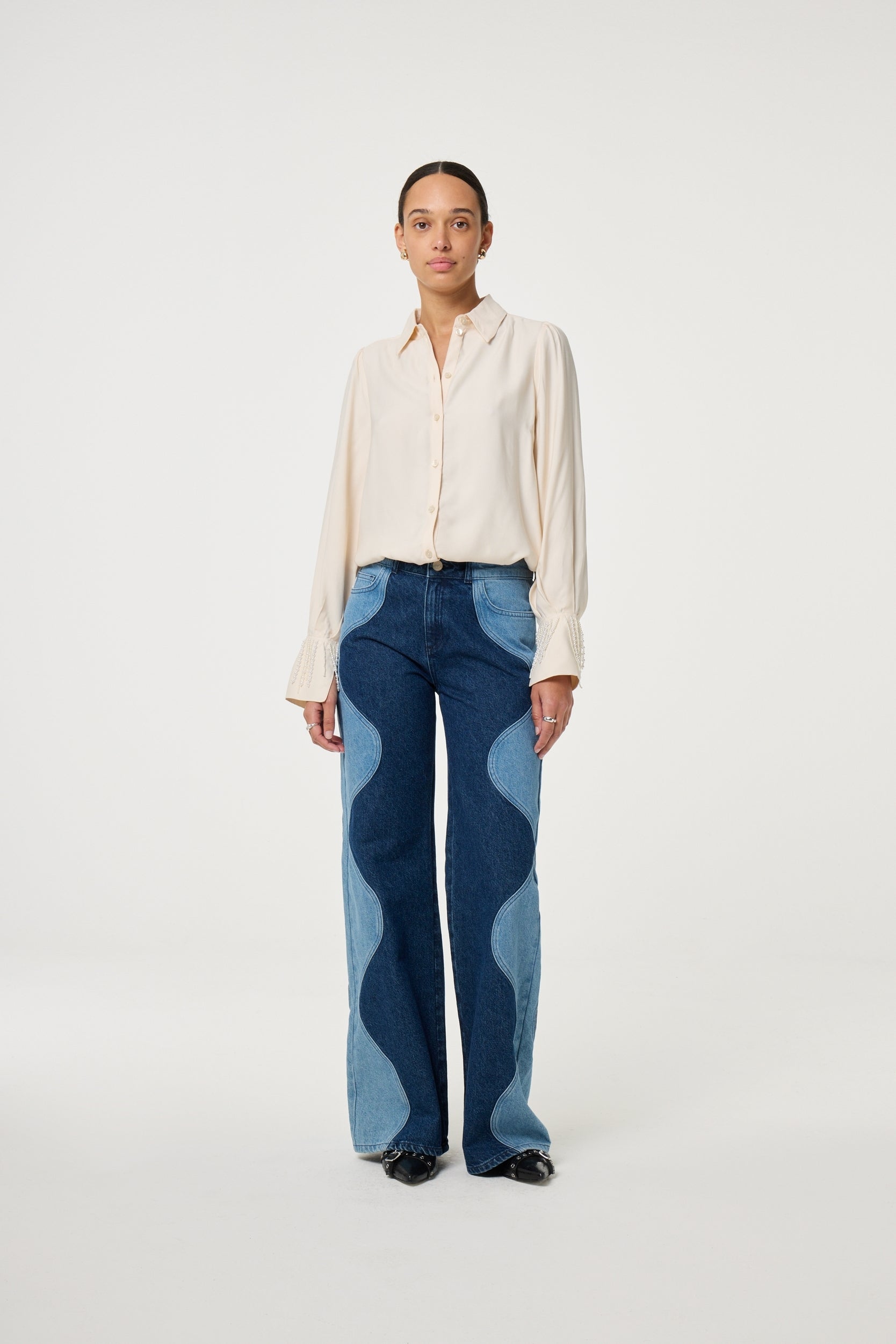 FABIENNE CHAPOT JEANS THEA WAVY BLUE
