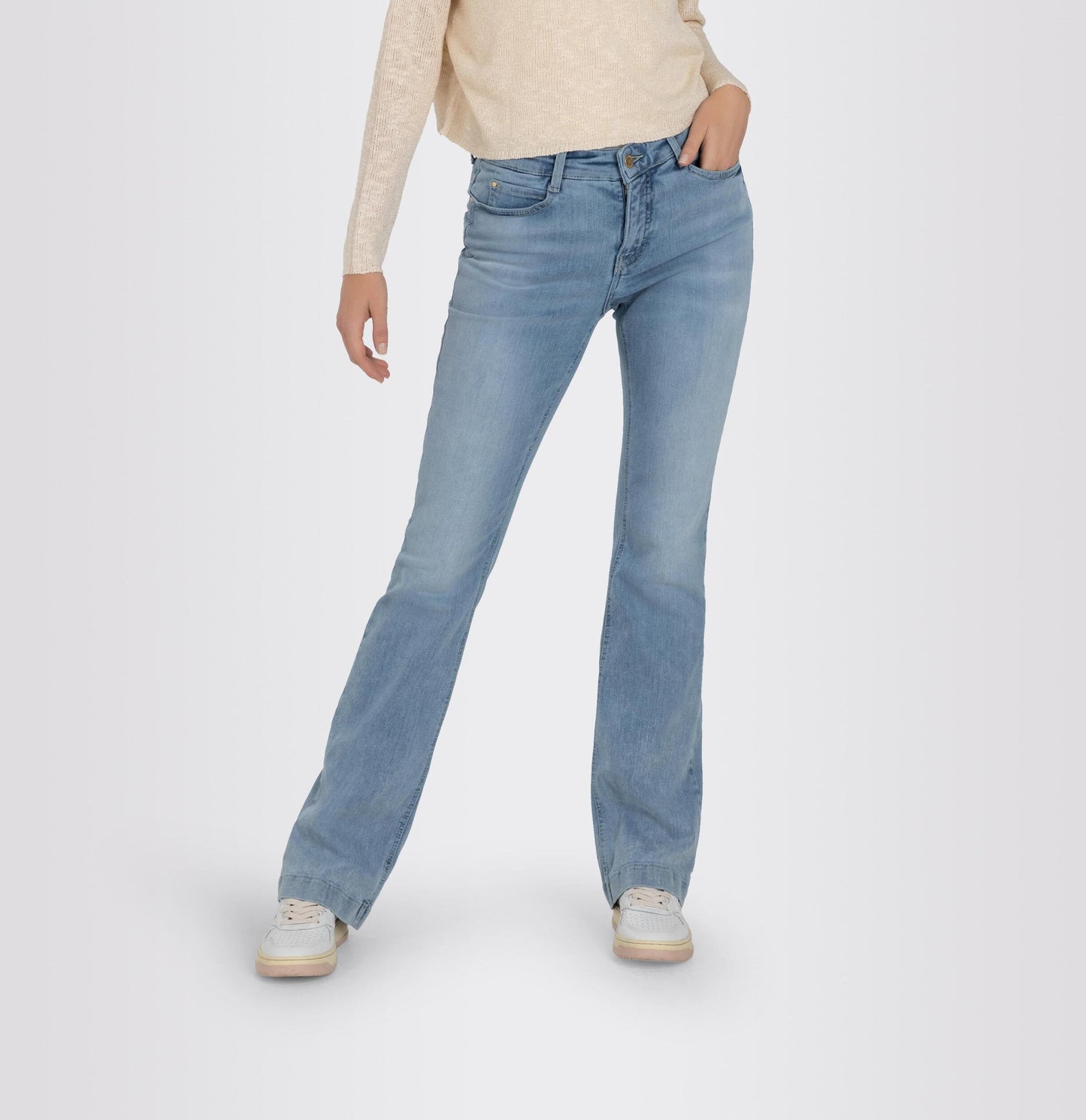 MAC JEANS DREAM BOOT AUTHENTIC SUMMER BLUE CLOUDS WASH
