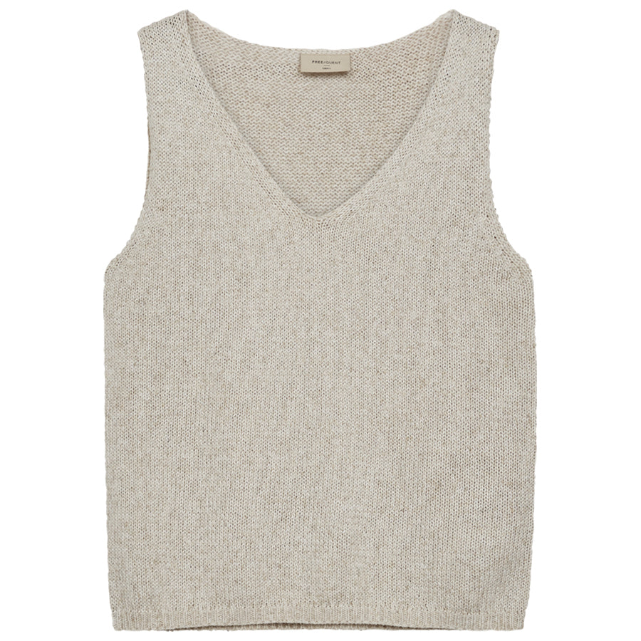 FREEQUENT TOP GRSCALIVA MOONBEAM MELANGE