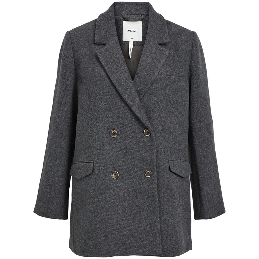 OBJECT JAS BLAZA DARK GREY MELANGE