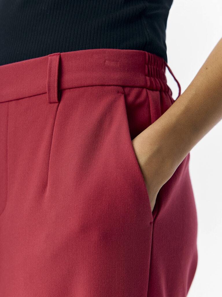 OBJECT BROEK LISA WIDE KARANDA RED