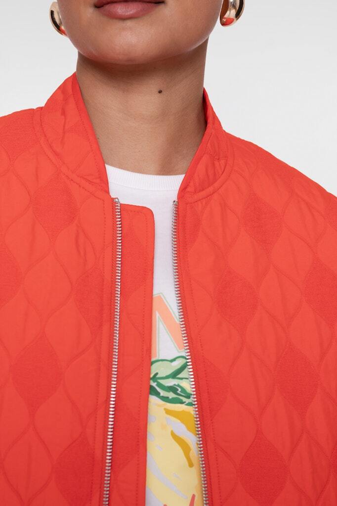 GEISHA JACKET QUILTED CORAL