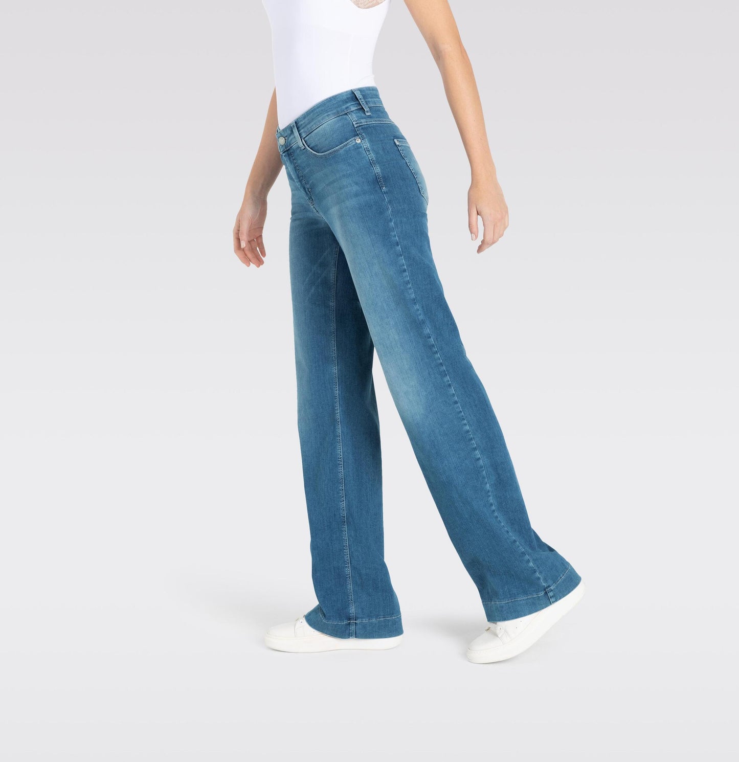 MAC DREAM WIDE SUMMER MID BLUE WASH