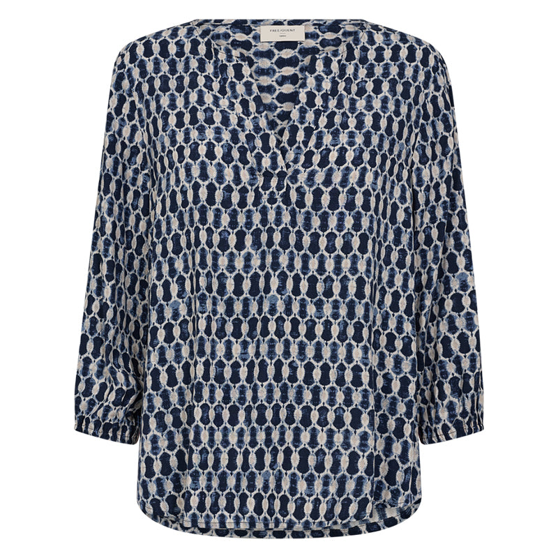 FREEQUENT BLOUSE ADNEY SALUTE/MOONBEAM