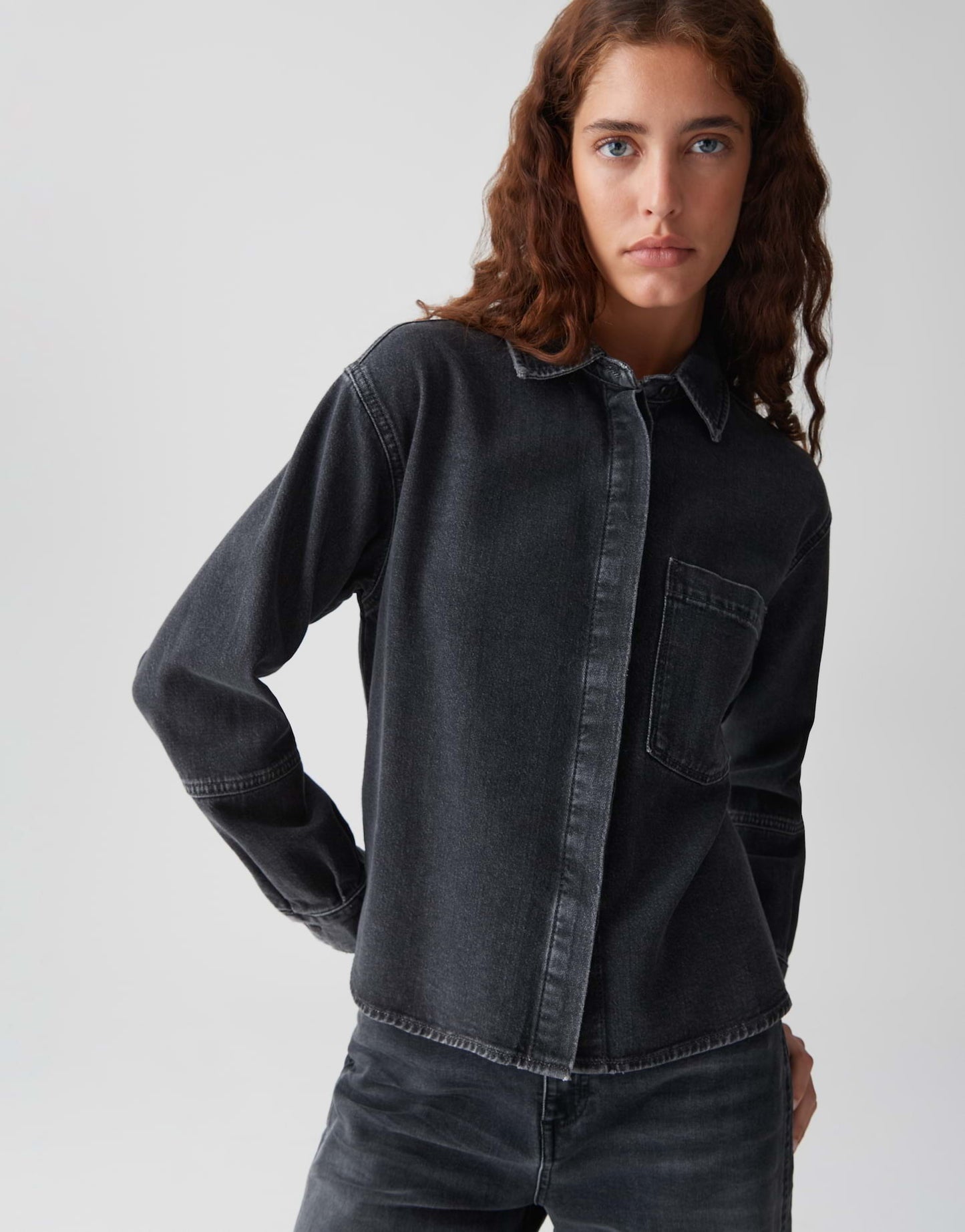 OPUS BLOUSE FEMORI MID ICONIC GREY