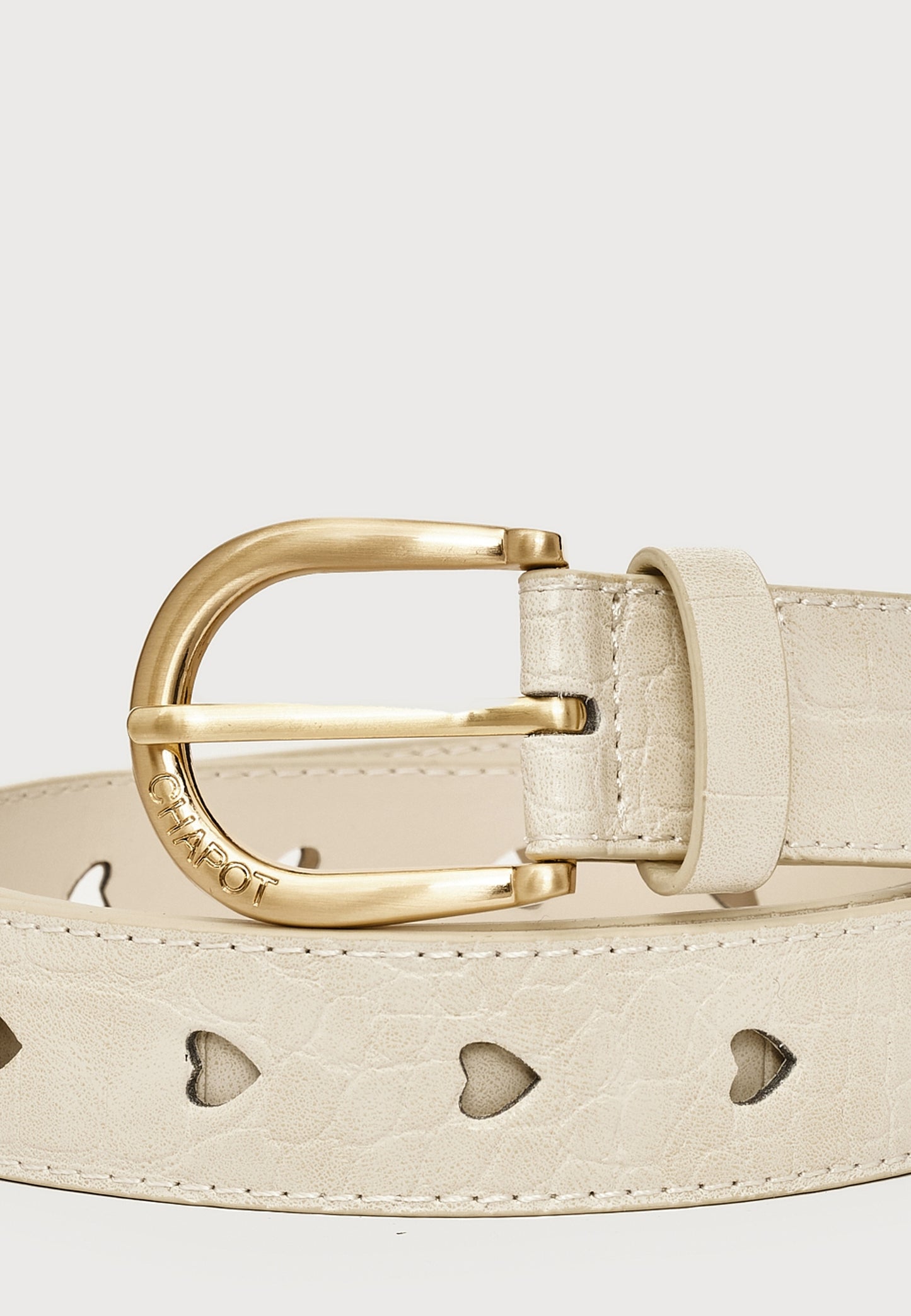 FABIENNE CHAPOT RIEM CUT IT OUT HEART COSY WHITE