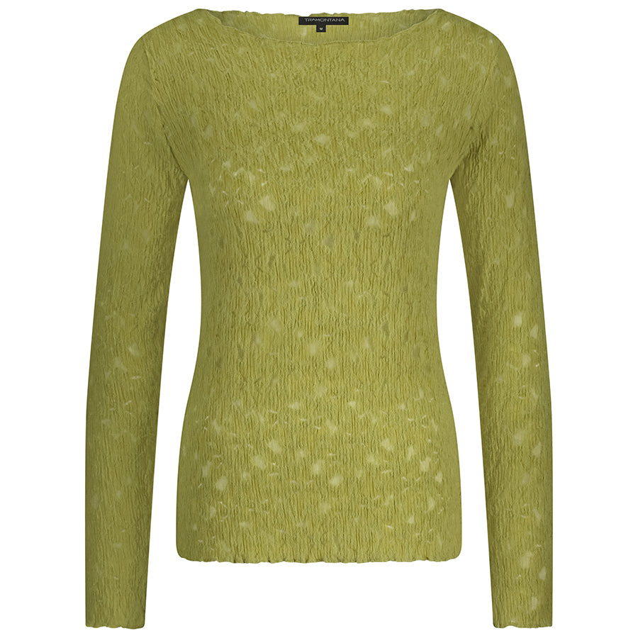 TRAMONTANA TOP BRUSHED STRETCH OASIS