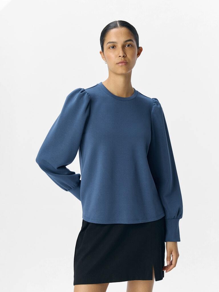 OBJECT SWEATER ANDREA DARK DENIM
