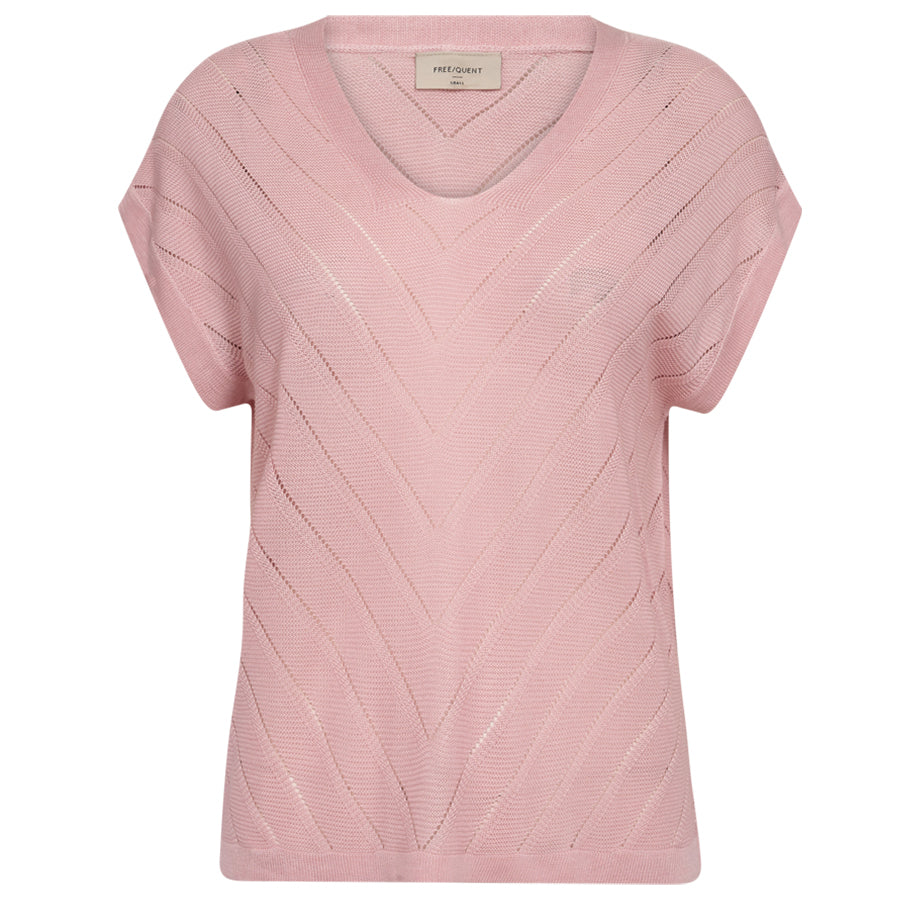 FREEQUENT TOP ELINA CORAL BLUSH