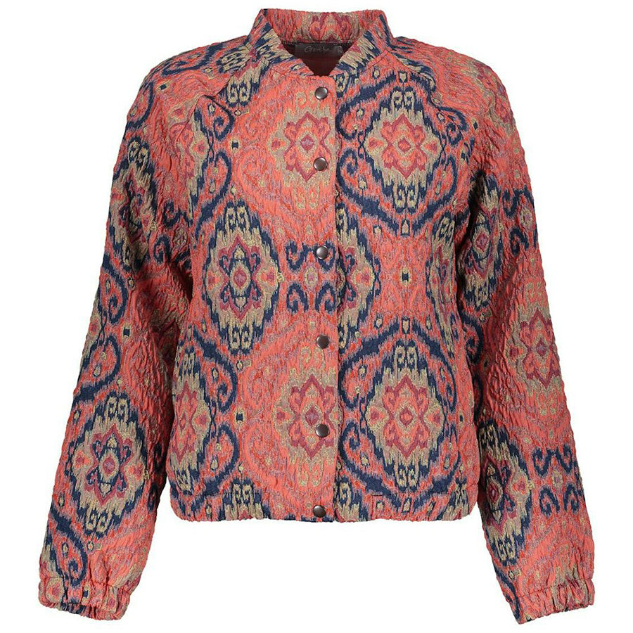 GEISHA JACKET PRINT RED/BLUE