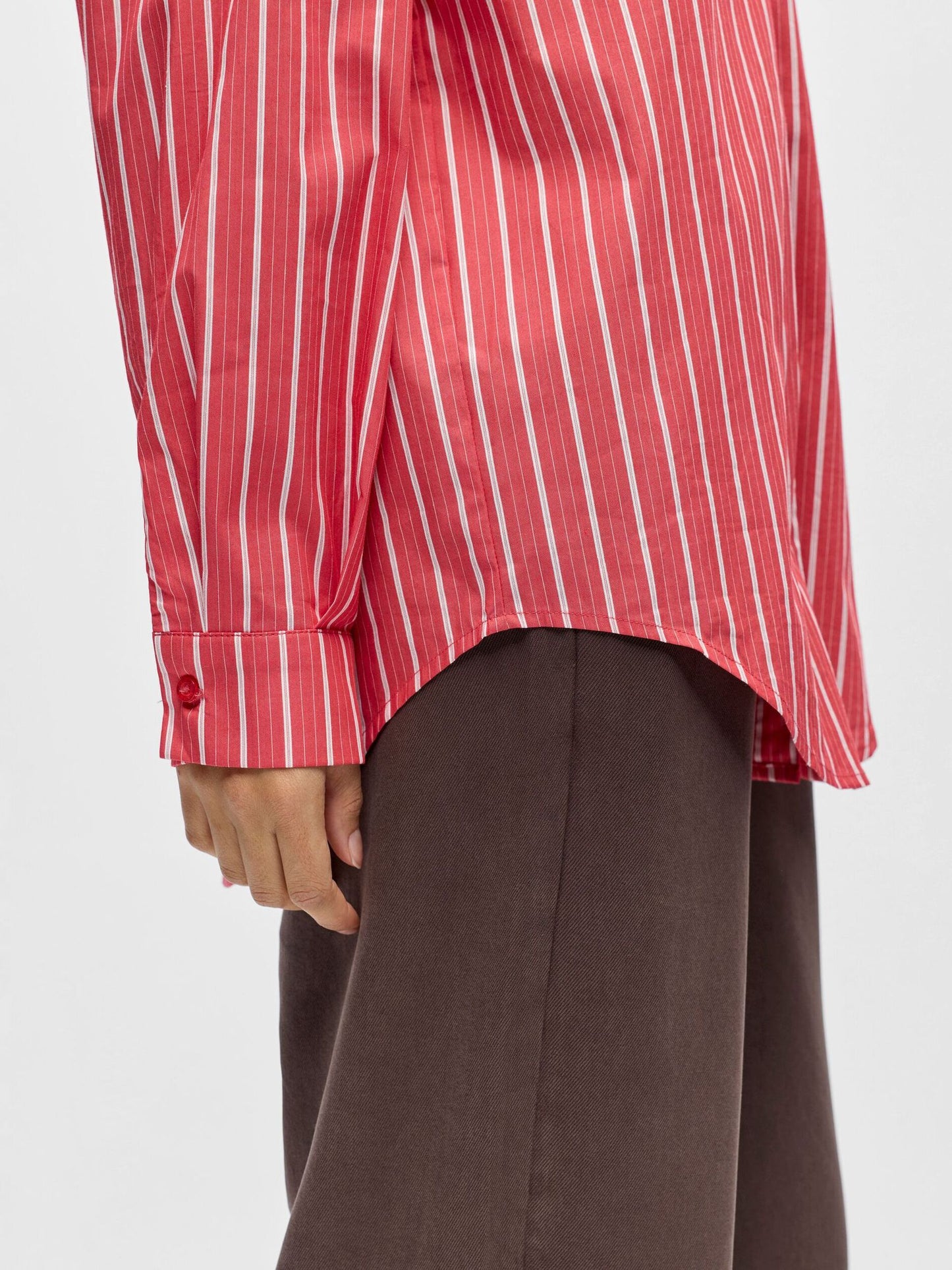 OBJECT BLOUSE TUTTA POINSETTIA/CLOUD DANCER