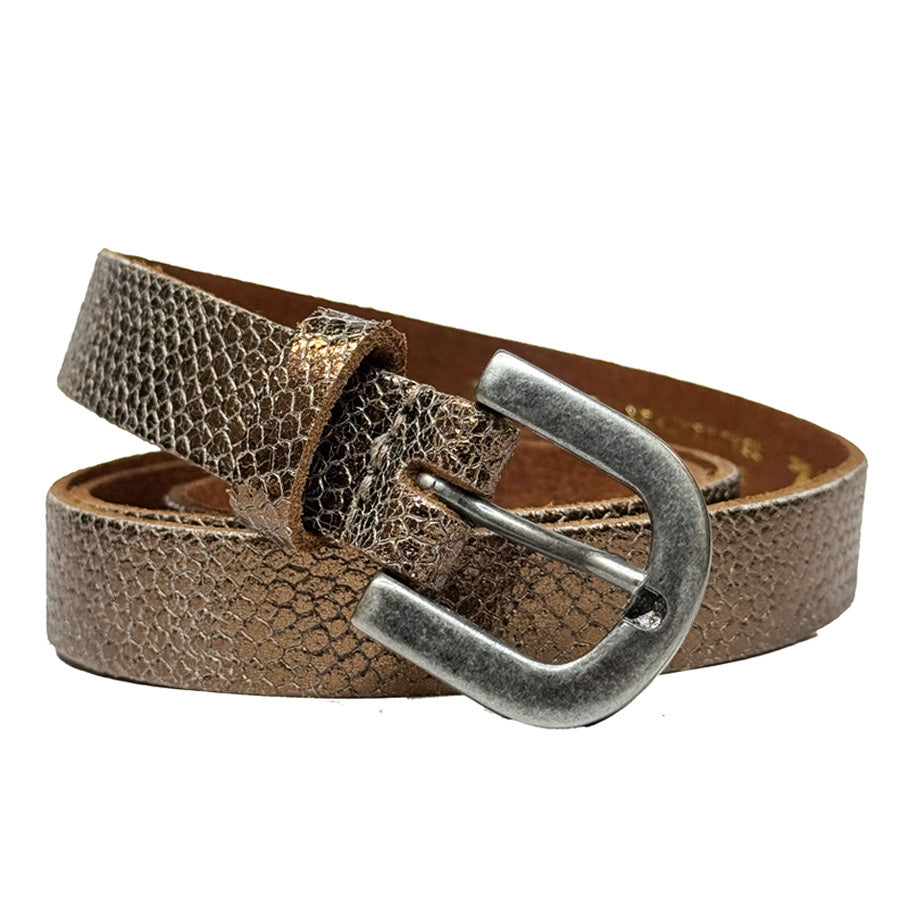 TREZZ RIEM PYTHON BRONZE
