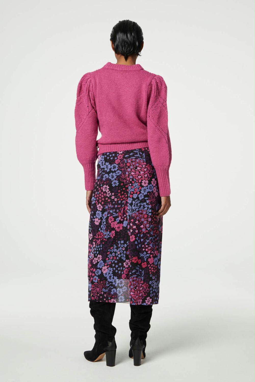 FABIENNE CHAPOT ROK JESSY BLACK/BUBBLE GUM PINK