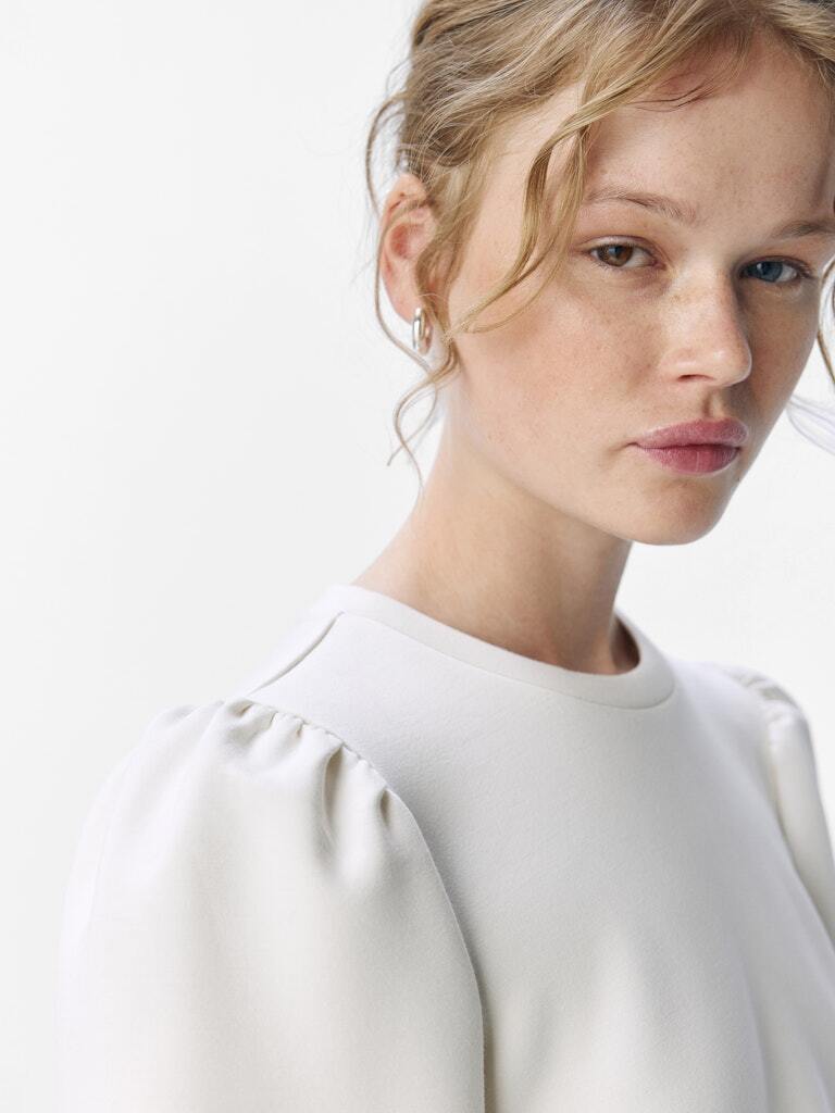 OBJECT SWEATER ANDREA WHITE SAND