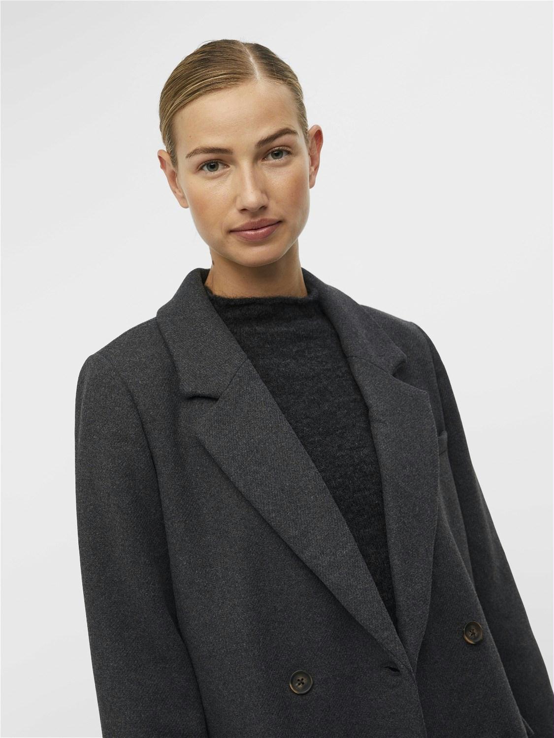 OBJECT JAS BLAZA DARK GREY MELANGE