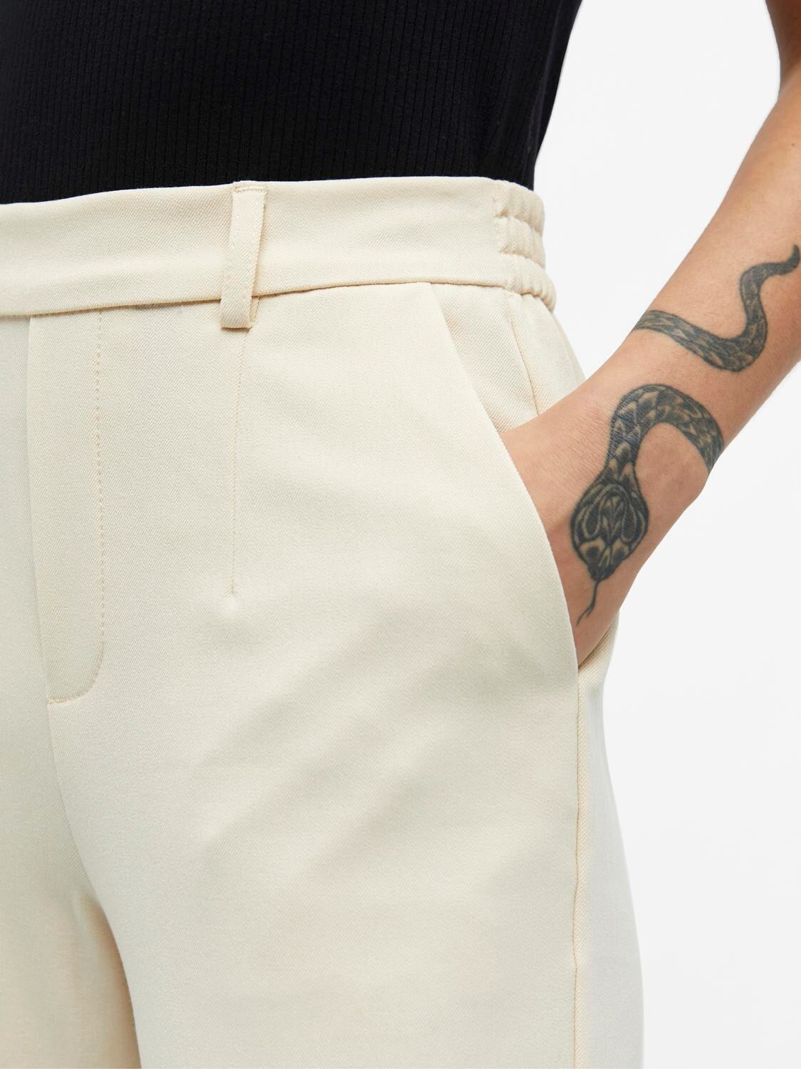 OBJECT BROEK LISA WIDE SANDSHELL