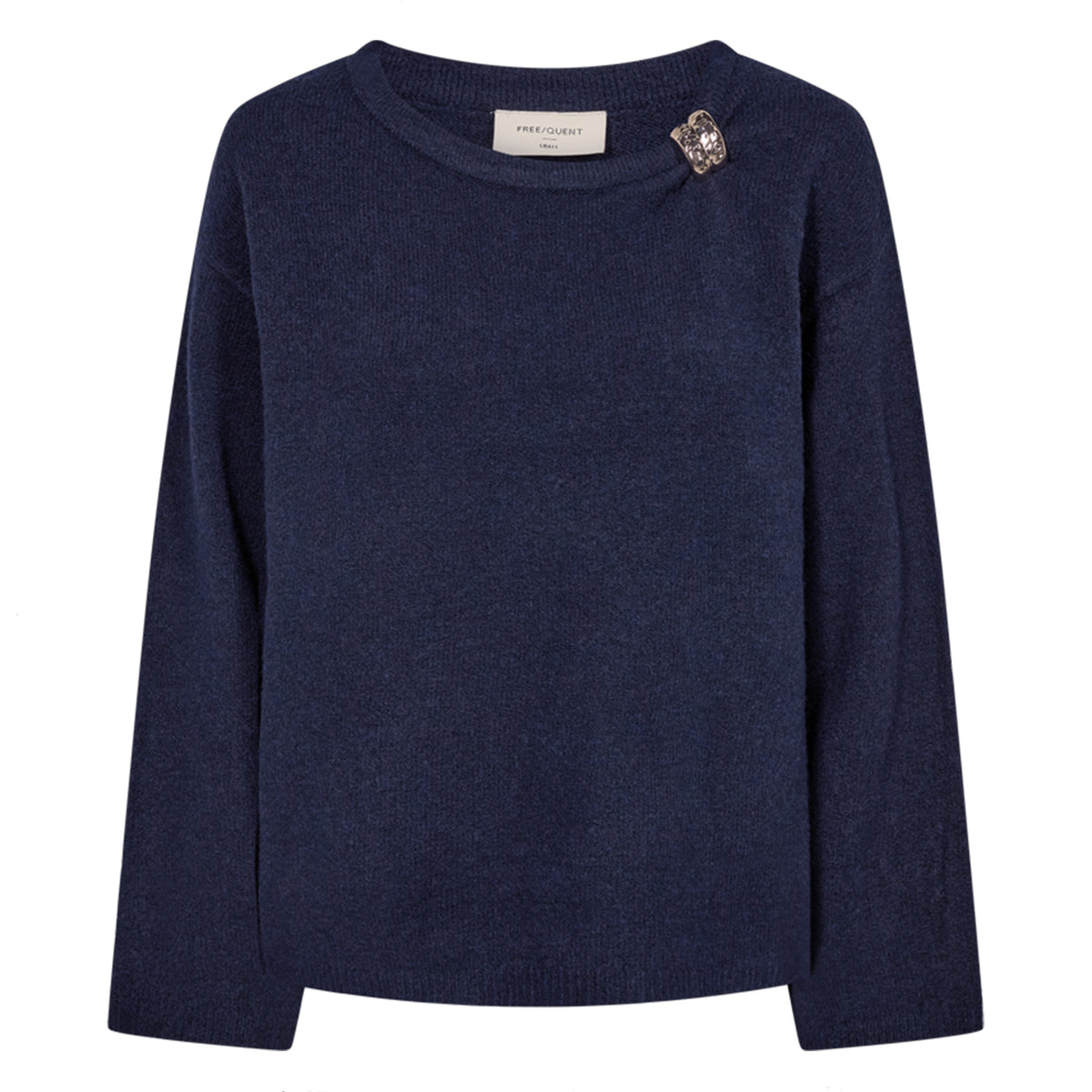 FREEQUENT TRUI DEBBIE NAVY BLAZER MELANGE