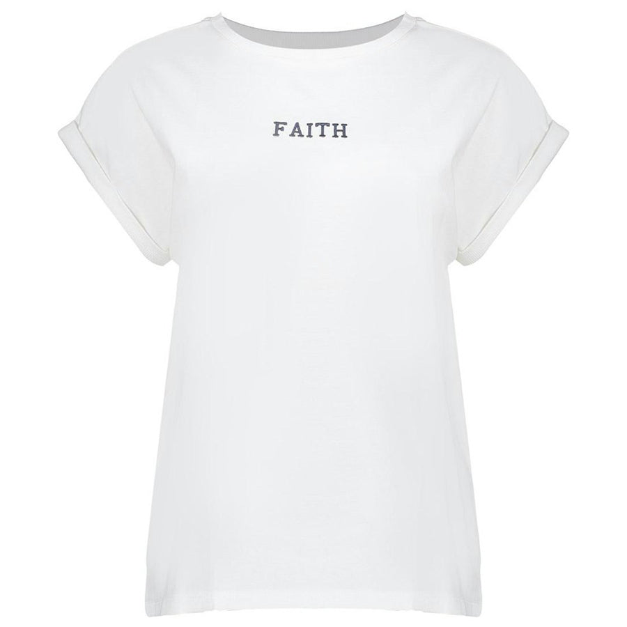 GEISHA T-SHIRT FAITH OFF-WHITE