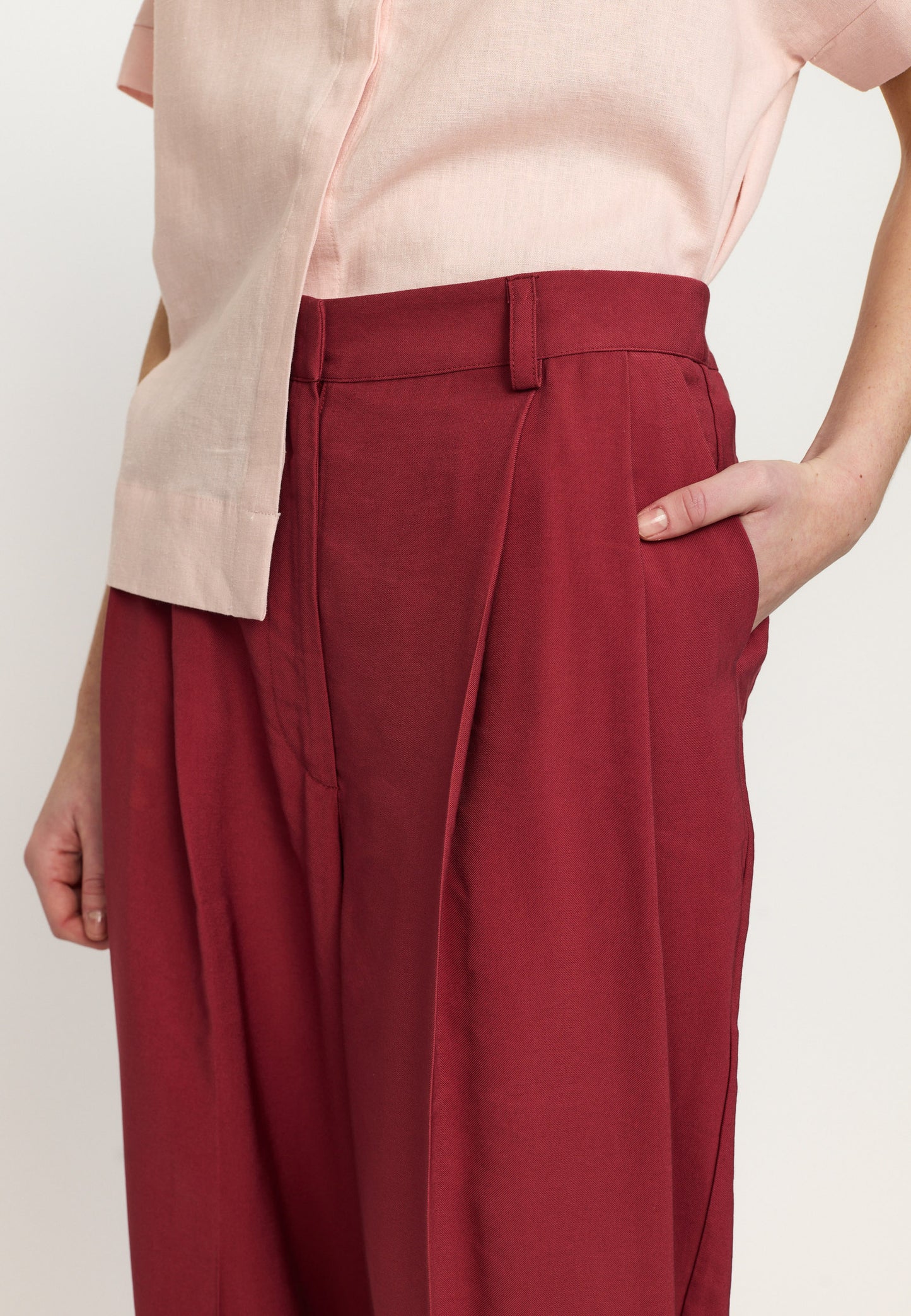 SOFT REBELS BROEK HENNA BURNT RUSSET