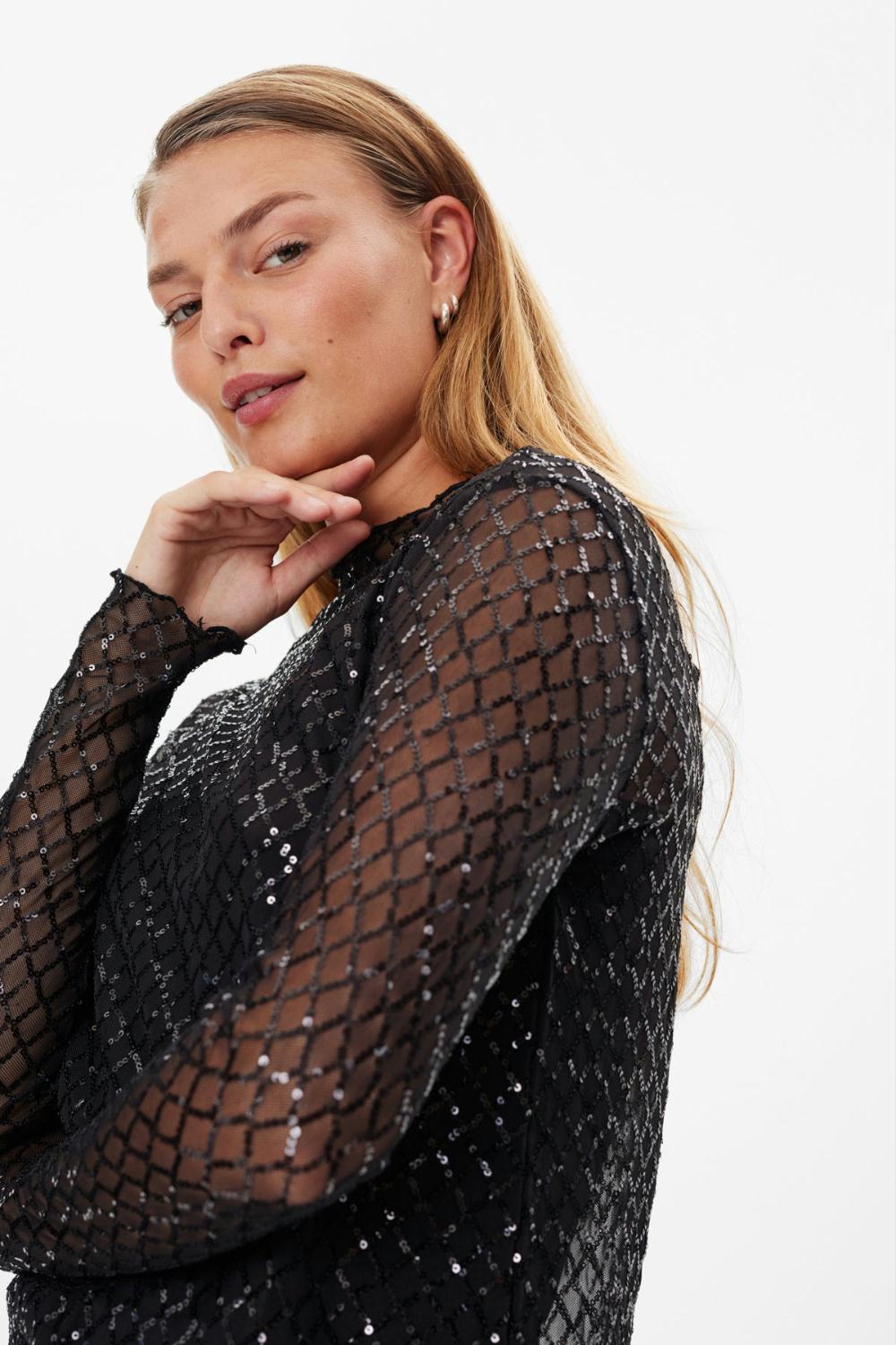 FREEQUENT TOP HERLIG BLACK