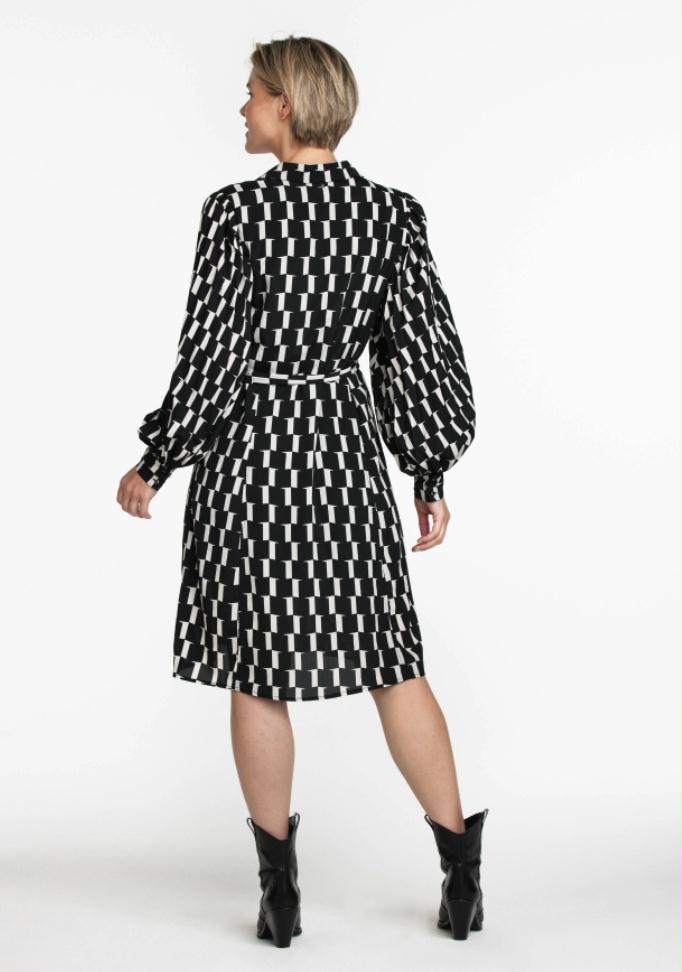 TRAMONTANA JURK BLOCK PRINT WHITE
