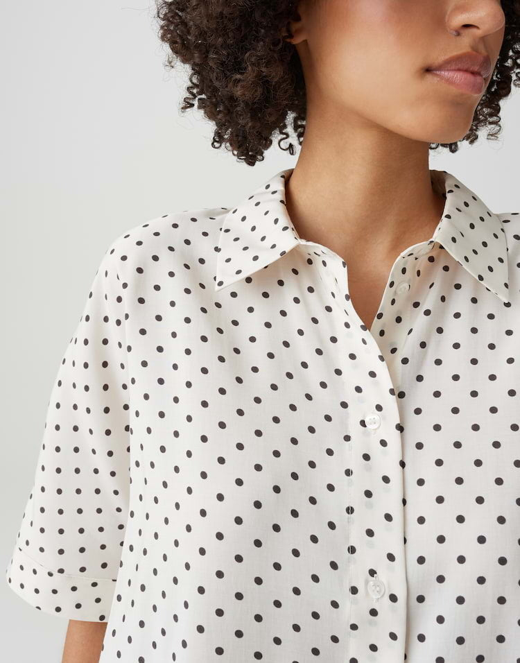 OPUS BLOUSE FARISE POLKADOT LIGHT COTTON