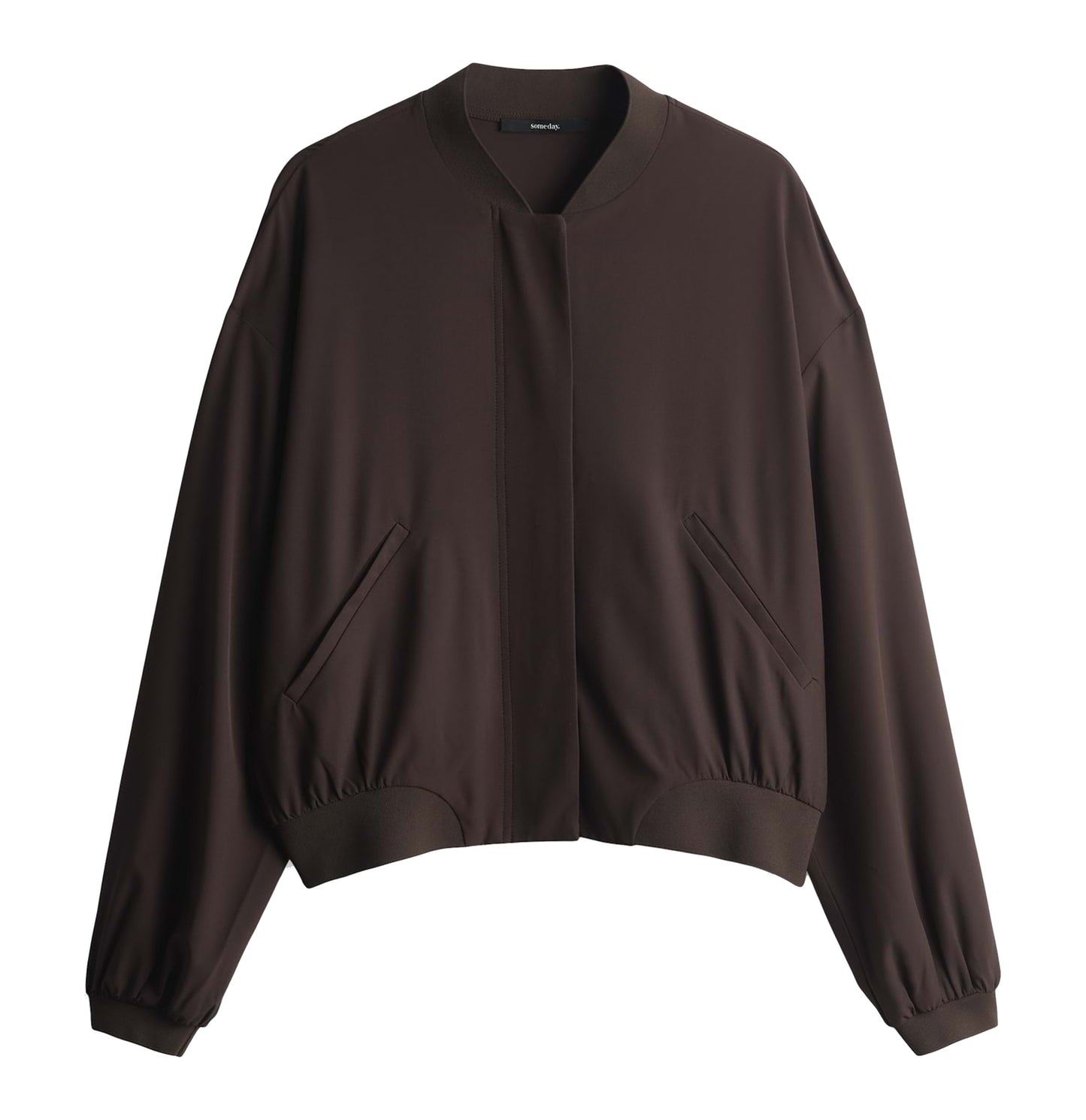 SOMEDAY BOMBERJACK NARLIE DETAIL DARK ESPRESSO