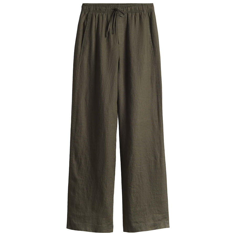 OPUS BROEK MILENI LINEN OLIVE LEAF