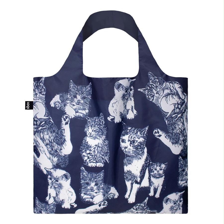 LOQI TAS RED POPPY BEE CATS