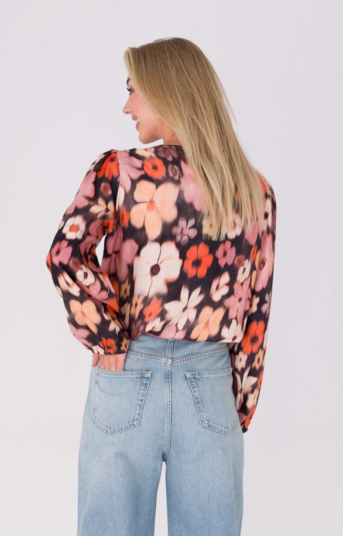 ANNA TOP PRINT LIGHT PINK