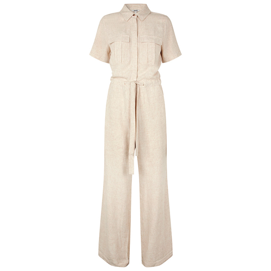 MBYM JUMPSUIT CARELLIA NATURAL BEIGE