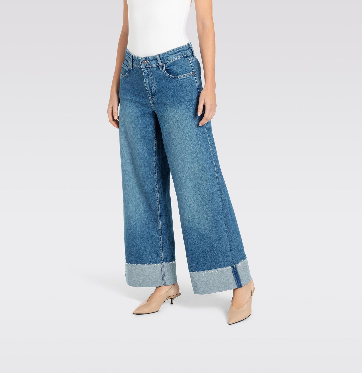 MAC JEANS NEVADA SUPERWIDE NIGHT SKY USED
