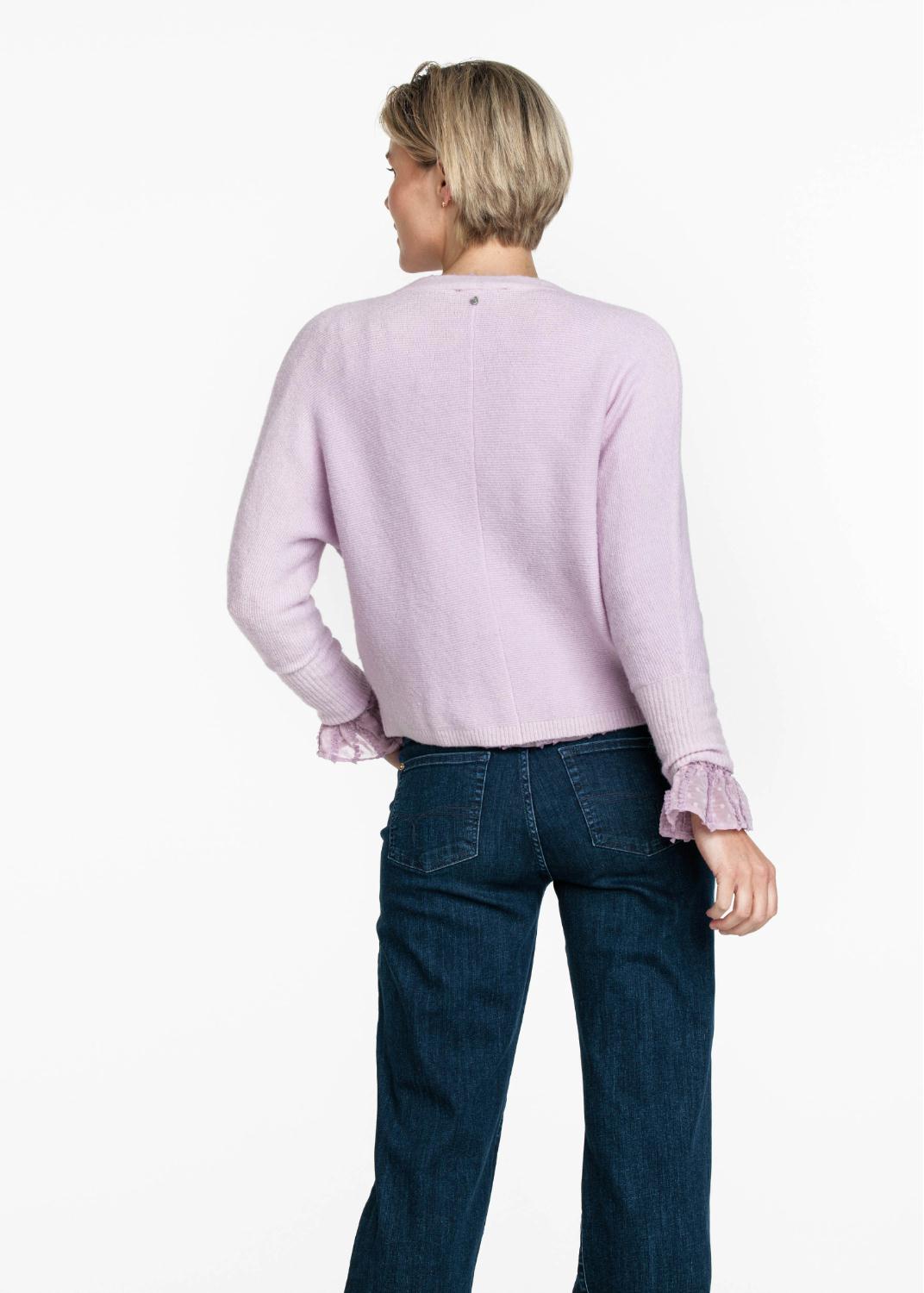TRAMONTANA VEST BATWING LILAC
